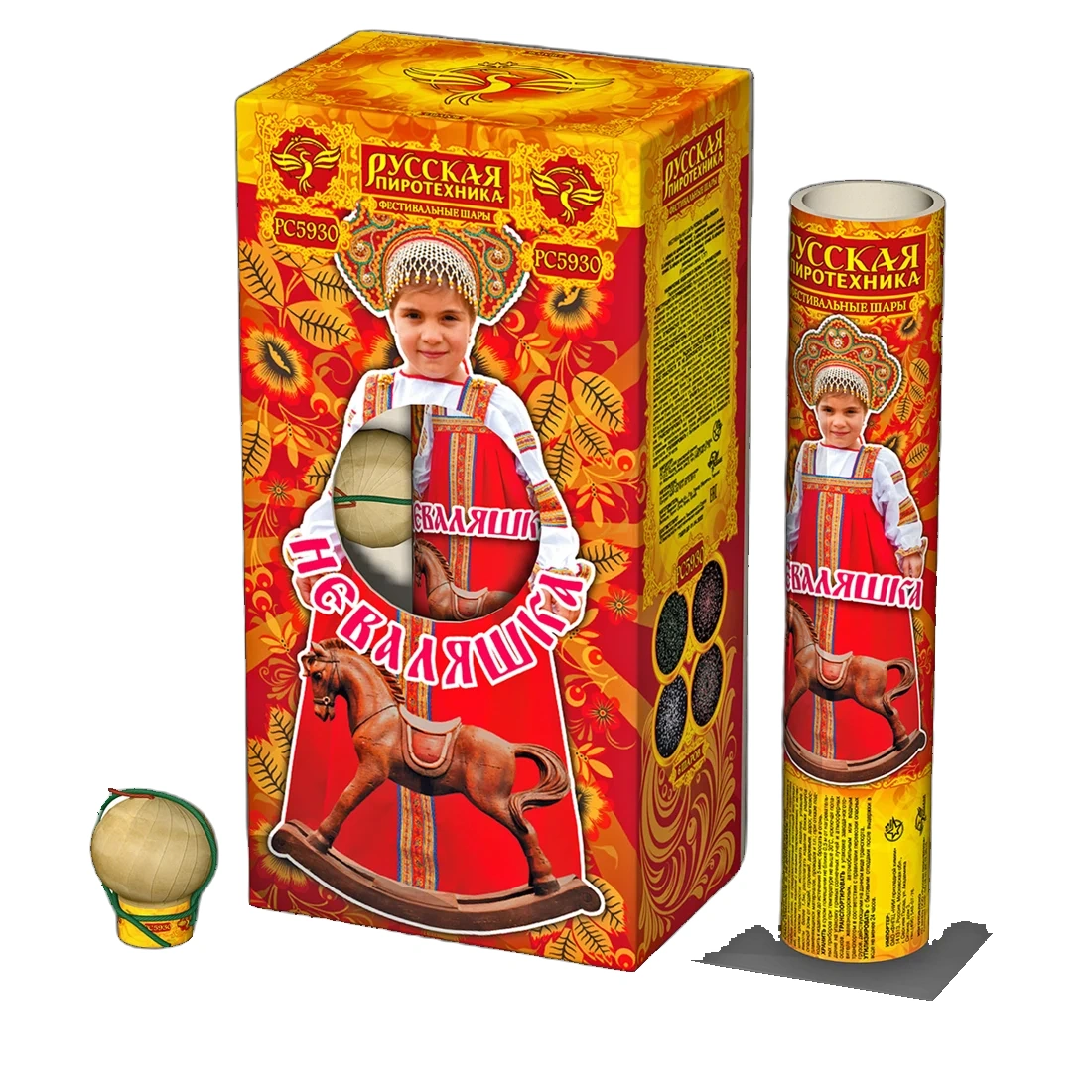 Фестивальные шары Неваляшка (1,75" х 6) 