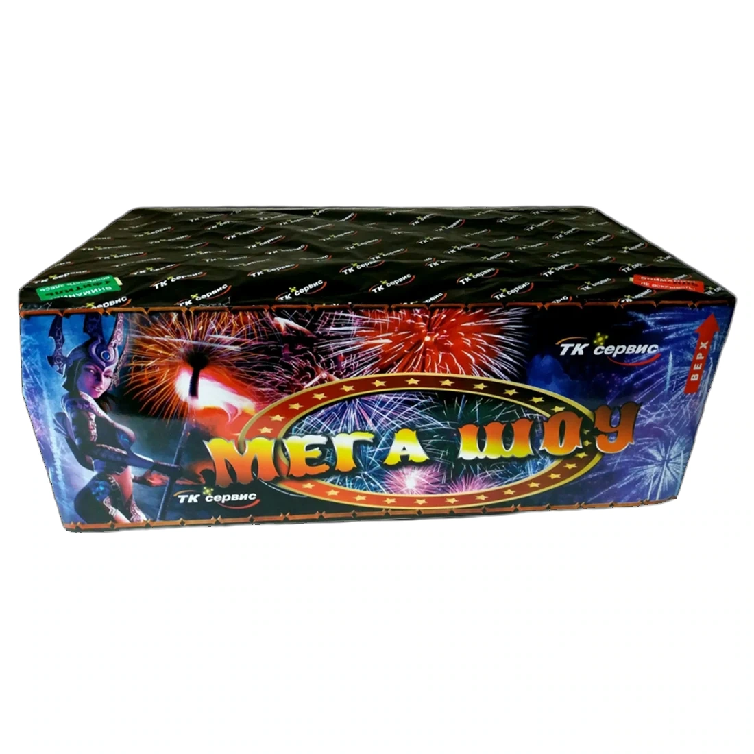 Фейерверк Мега шоу 142 х 1,25" (с веерами)