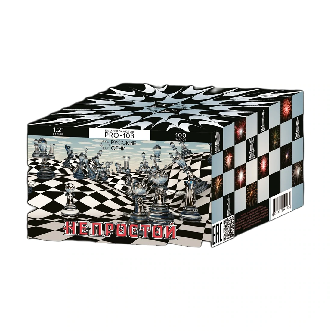 Салют  Непростой (1,2" x 100 зар.)